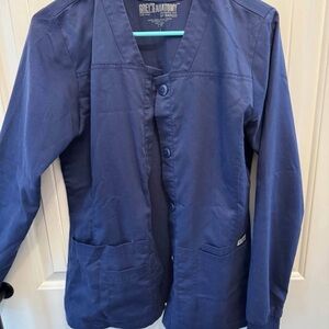Grey's Anatomy Woman’s Navy scrub Jacket